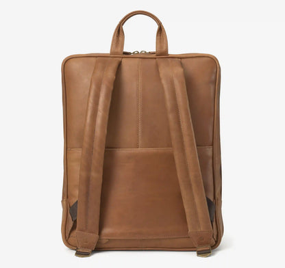 Rhodes Commuter Backpack - Tan Full Grain
