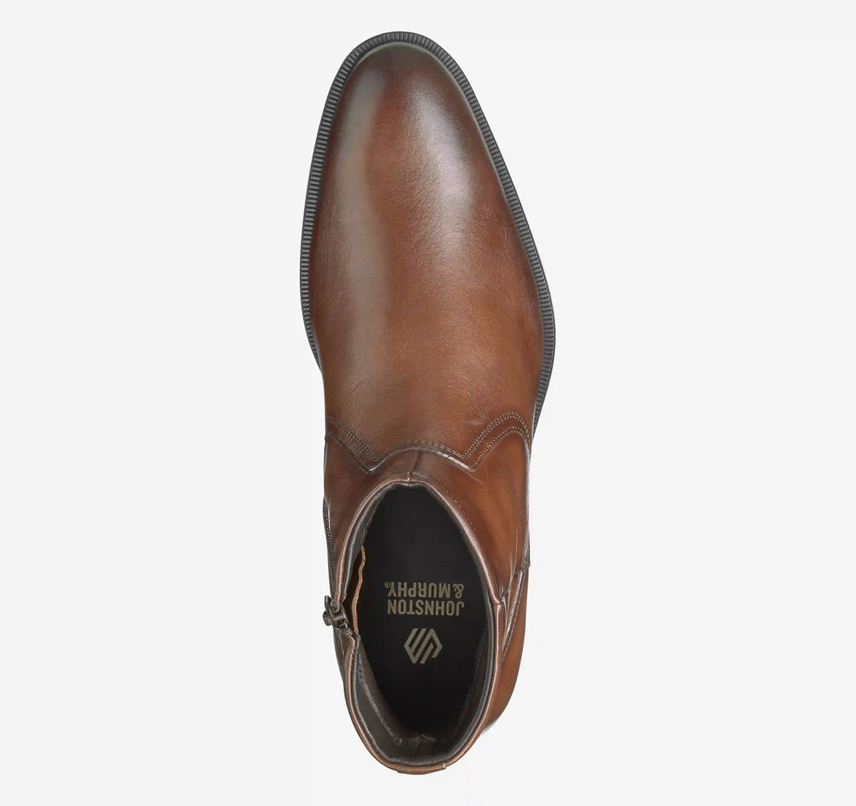 Conlin Inside-Zip Boot - Tan European Full-Grain Leather