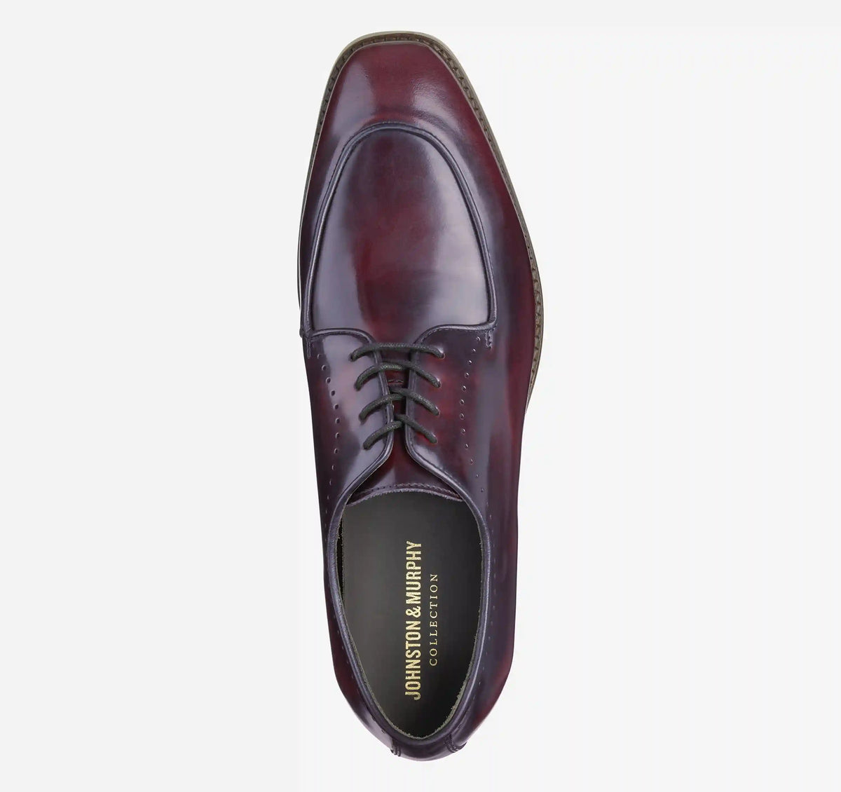 Arrister Moc Toe Lace-Up - Bordeaux Italian Full-Grain Leather