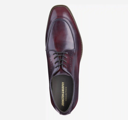 Arrister Moc Toe Lace-Up - Bordeaux Italian Full-Grain Leather