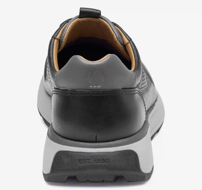 Douglas U-Throat Jogger - Black Full-Grain Leather