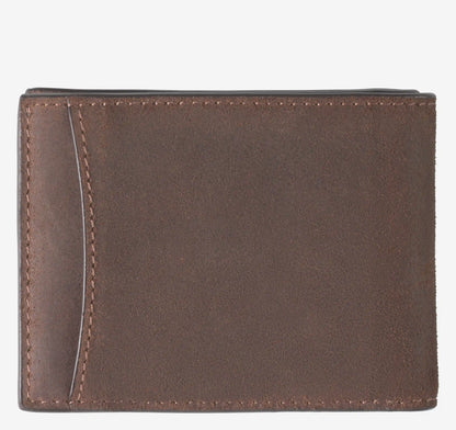 Rhodes Billfold Wallet - Brown Bomber Leather