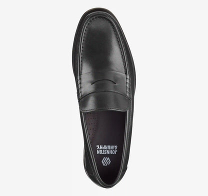 Humphrey Penny Loafer - Black Full-Grain Leather
