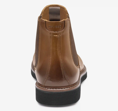 Tyson Dress Chelsea Boot - Tan Hand-Finished Full-Grain Leather