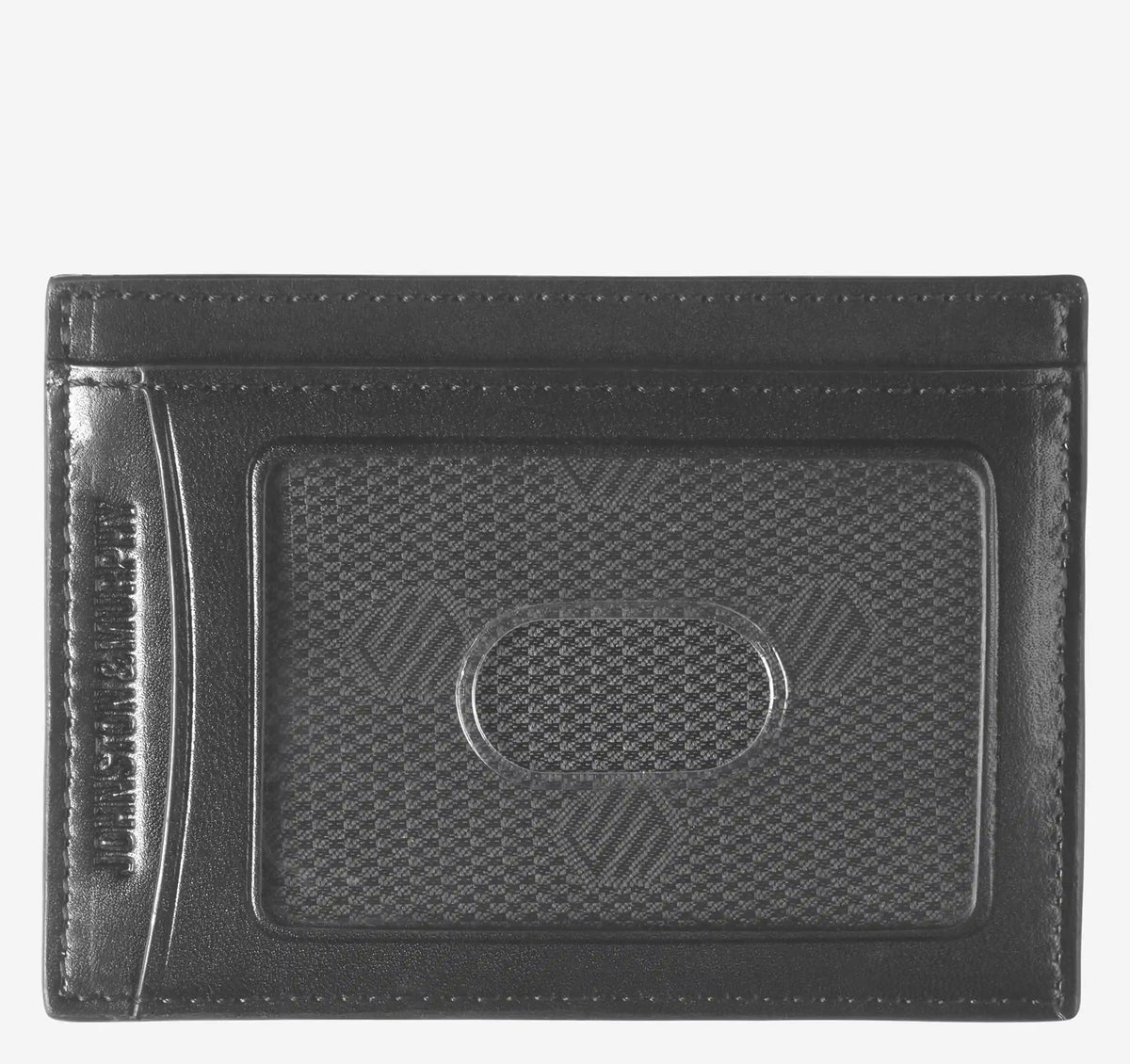 Hudson Perforated Weekender Case - Black Full-Grain Leather