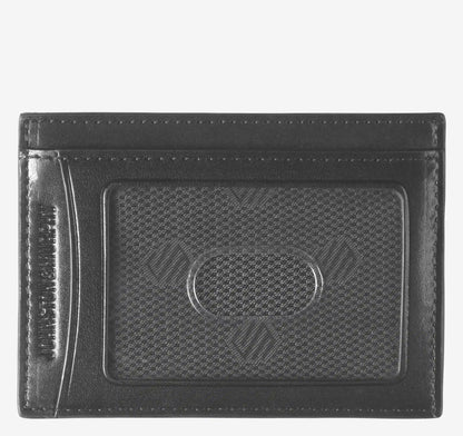 Hudson Perforated Weekender Case - Black Full-Grain Leather