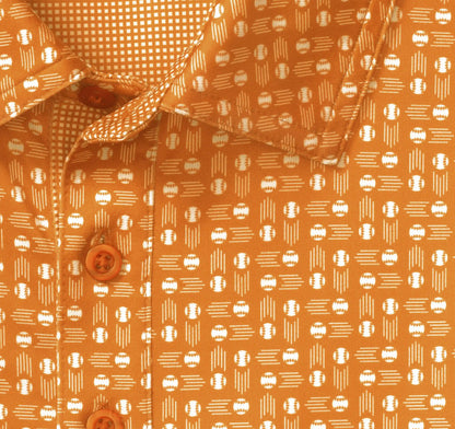 Game Day XC+™ Baseball Print Polo - Orange