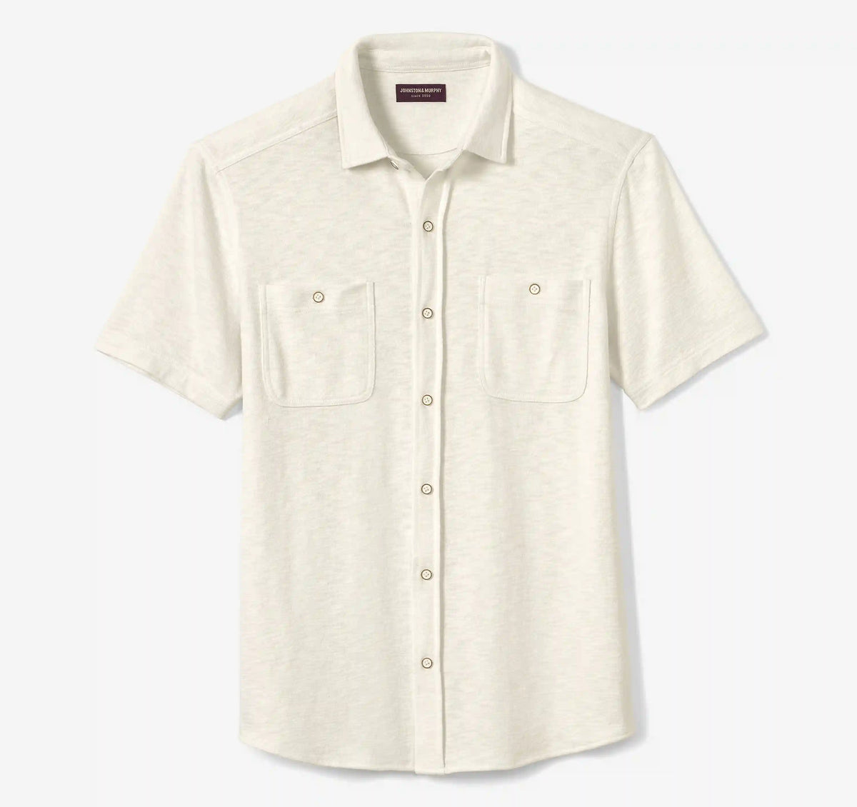 Riley Short-Sleeve Knit Shirt - White