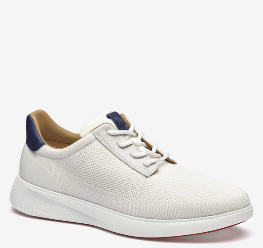 Ackerson Knit Plain Toe - White Knit