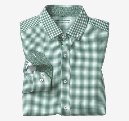 Game Day XC+™ Long-Sleeve Gingham Shirt - Green