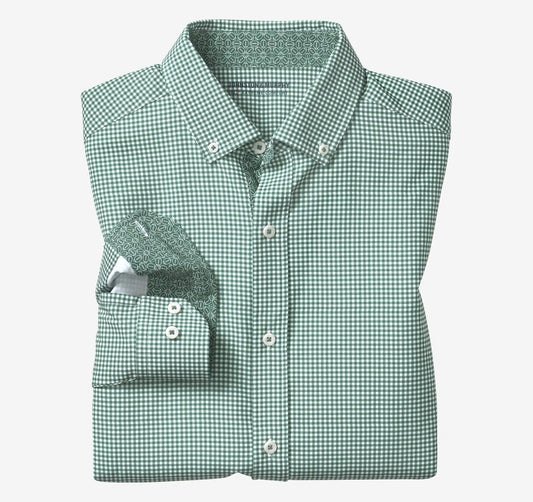 Game Day XC+™ Long-Sleeve Gingham Shirt - Green