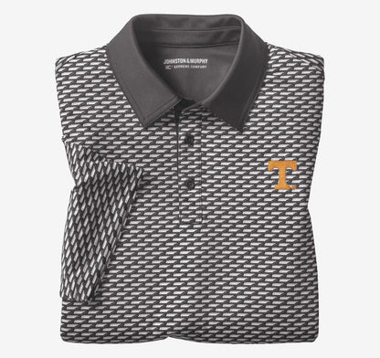 Collegiate XC+™ State Print Polo - University of Tennessee - Black
