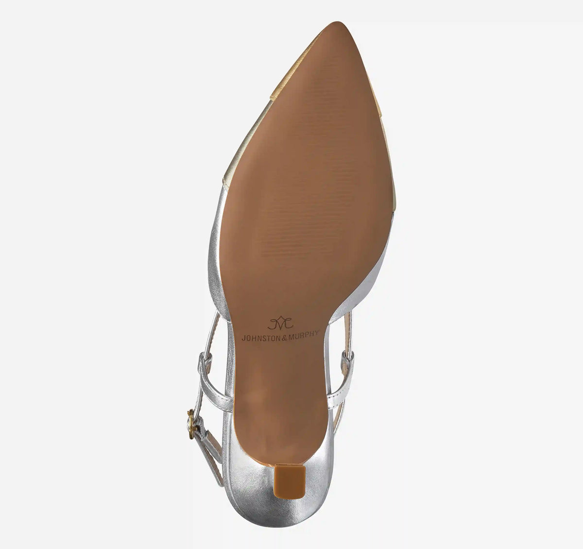 Lindsey Ring Slingback - Gold Multi Metallic Sheepskin