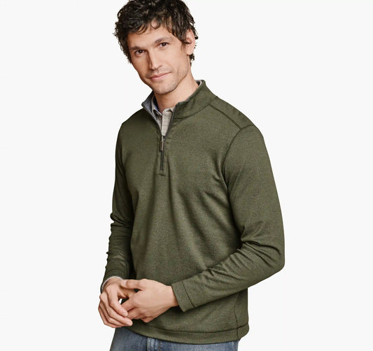 XC+™ Fusion Reversible Quarter-Zip - Olive/Navy