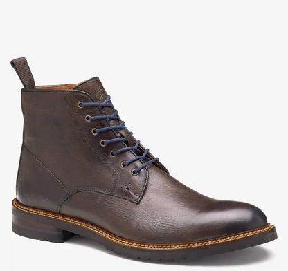 Hartford Plain Toe Boot - Dark Brown Italian Calfskin