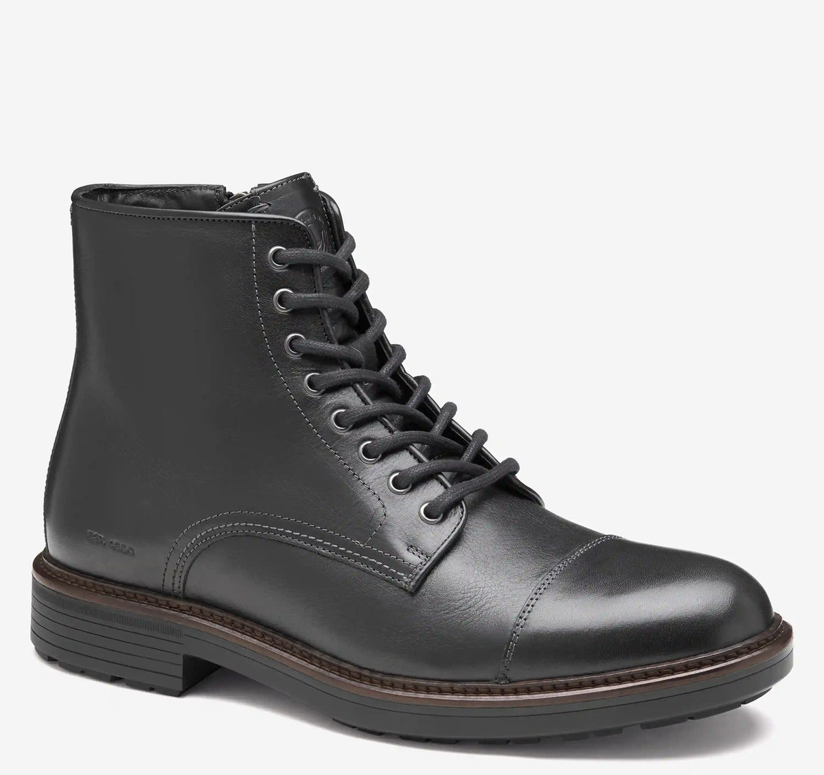Latham Cap Toe Boot - Black European Calfskin