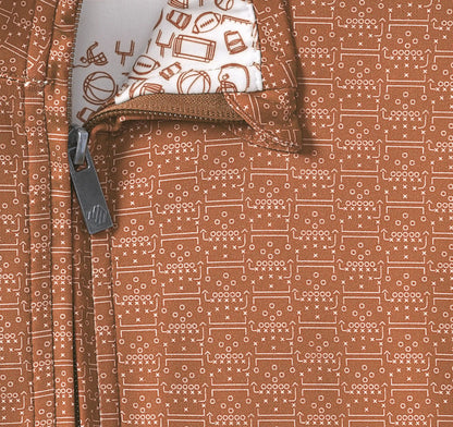 Game Day XC4® Plays Print Quarter-Zip - Rust