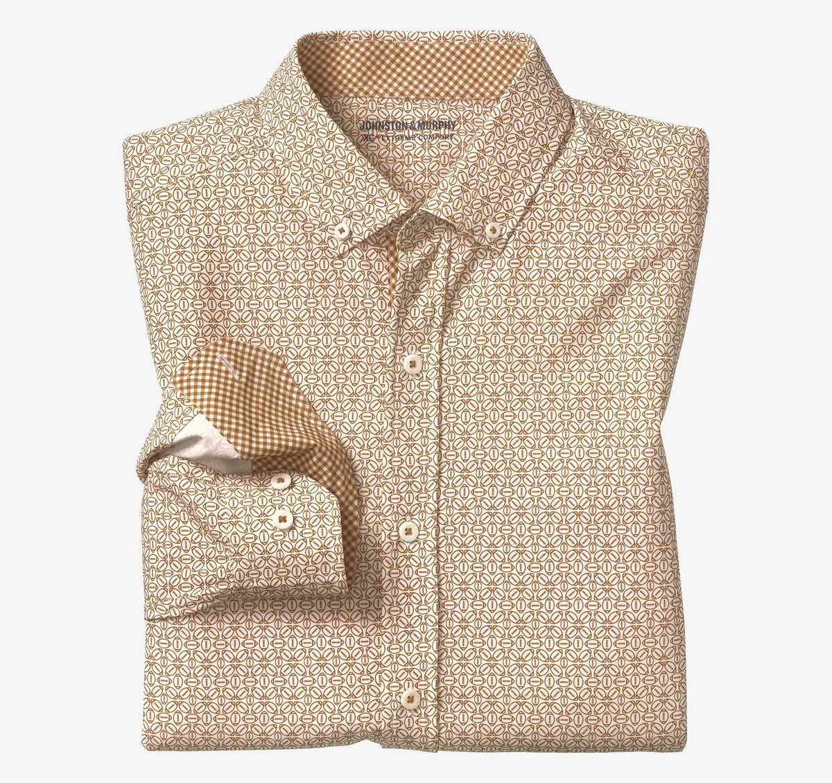 Game Day XC+™ Long-Sleeve Football Print Shirt - Rust