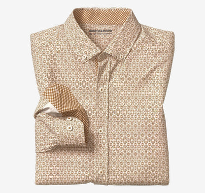 Game Day XC+™ Long-Sleeve Football Print Shirt - Rust