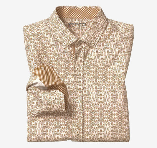 Game Day XC+™ Long-Sleeve Football Print Shirt - Rust