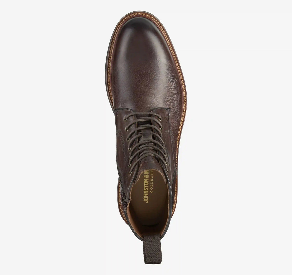 Hartford Plain Toe Boot - Dark Brown Italian Calfskin