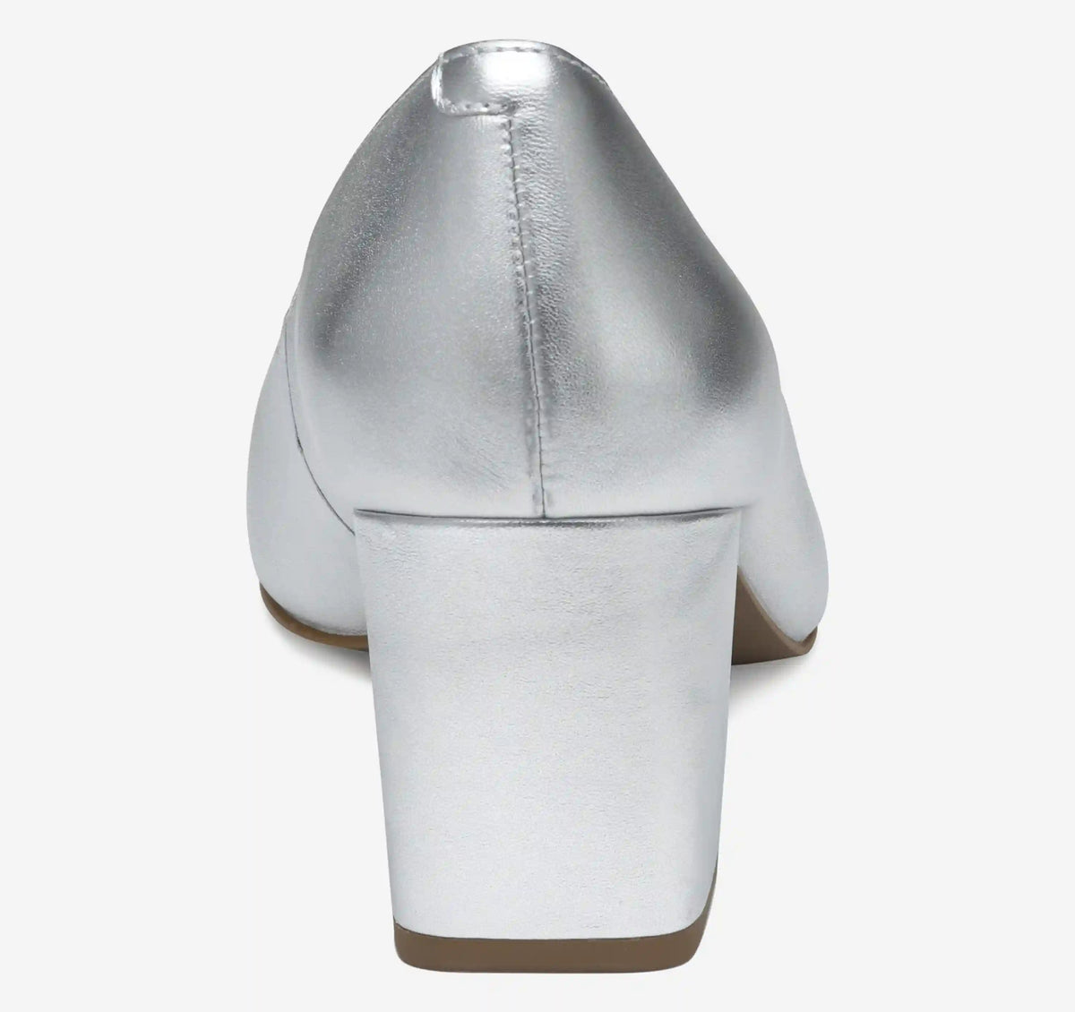 Vicki Pump - Silver Metallic Sheepskin