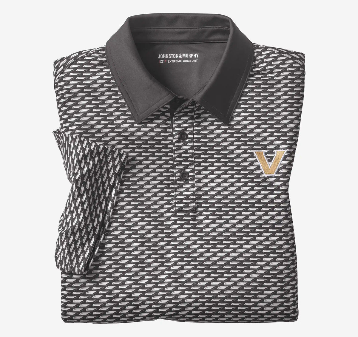 Collegiate XC+™ State Print Polo - Vanderbilt University - Black