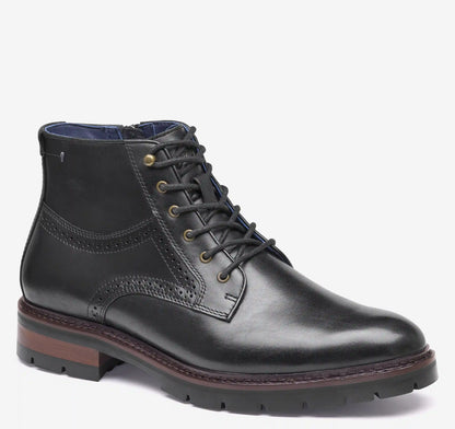 XC Flex® Cade Plain Toe Boot - Black Hand-Finished Full-Grain Leather