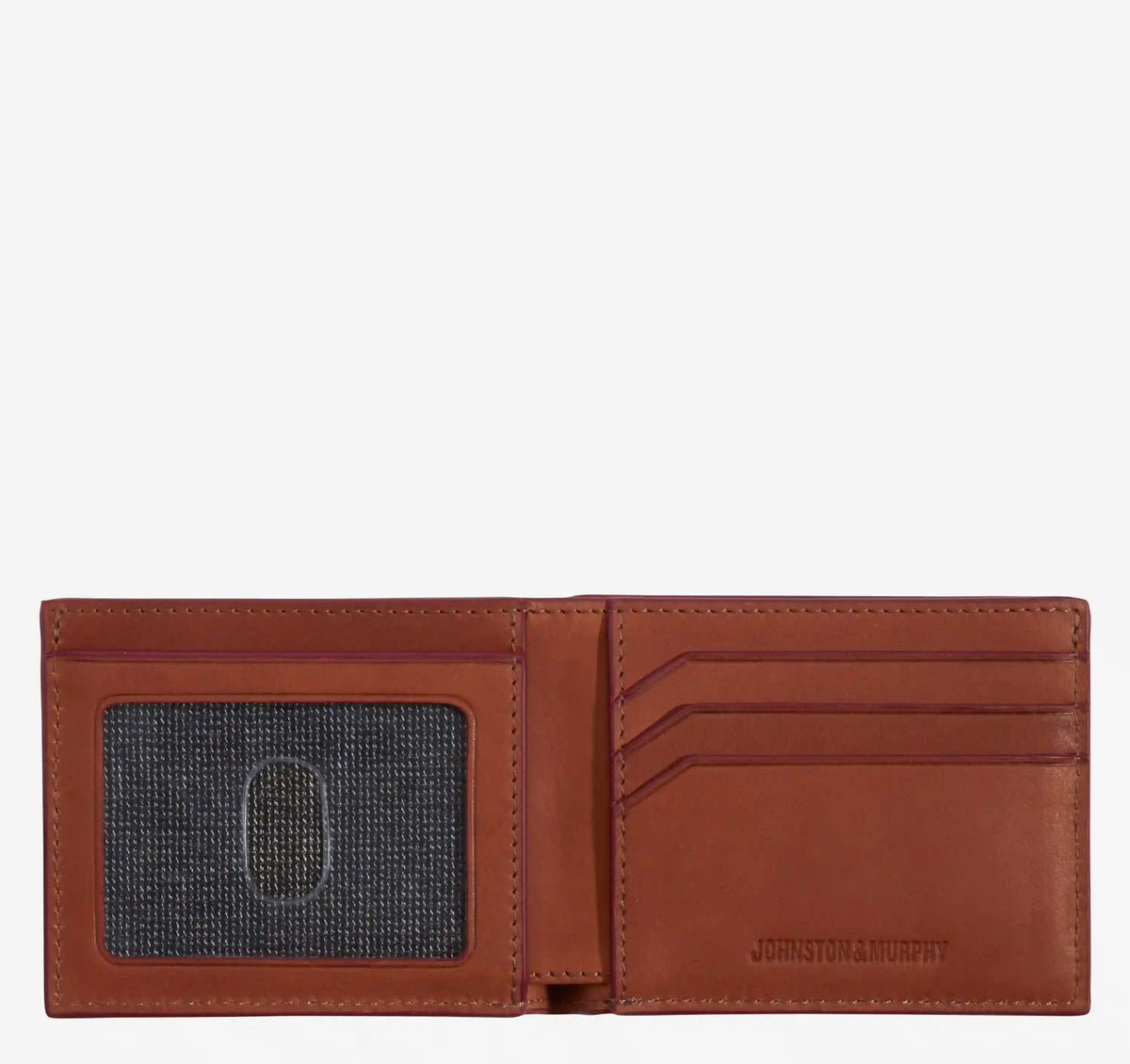 Collegiate Embossed Billfold Wallet - Texas A&M - Tan Full Grain