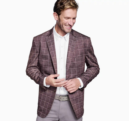 Game Day XC Flex® Pinnacle Blazer - Burgundy Plaid