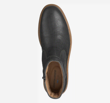 Ripley Inside-Zip Boot - Black Bomber Leather