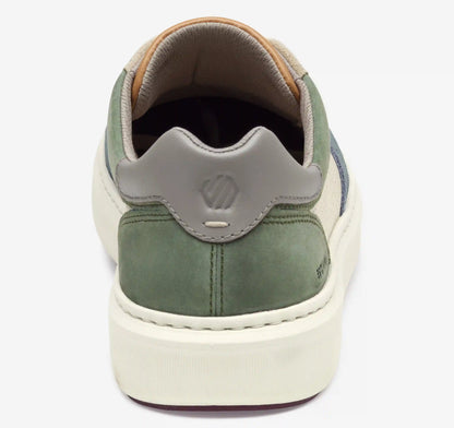 Anders T-Toe - Blue/Green Suede/White Full-Grain Leather