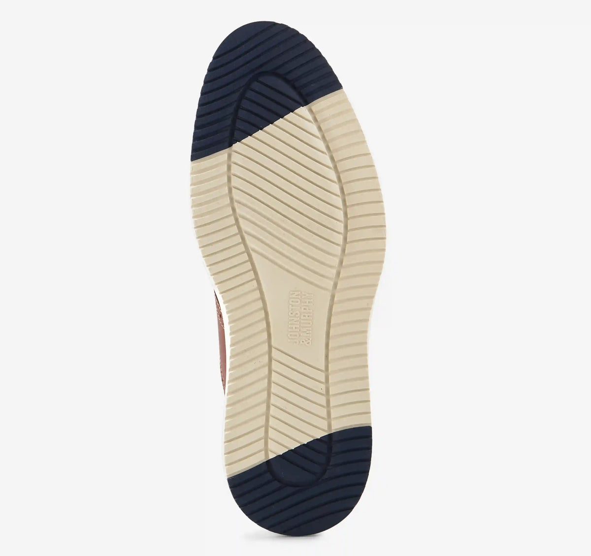 Upton Knit Saddle - Navy Knit/Tan Full Grain