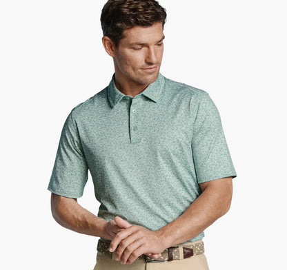 XC+™ Ace Performance Polo - Surf Green Golf Ball
