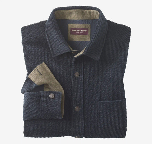 Cutler Corduroy Shirt - Navy