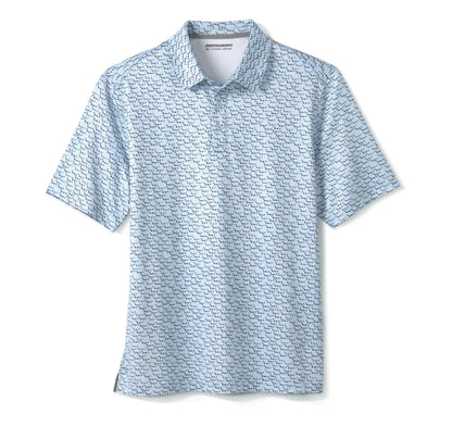 XC+™ Ace Performance Polo - Light Blue Water Monster
