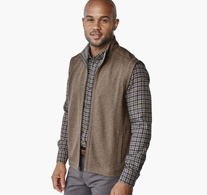 Icon Reversible Vest - Oatmeal/Light Gray