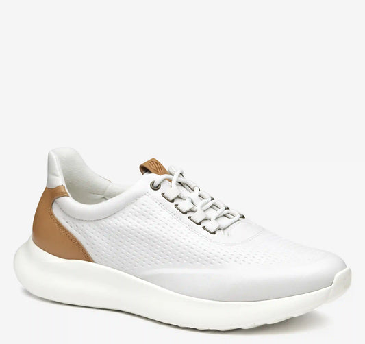 Amherst 2.0 Embossed U-Throat - White Full Grain