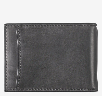 Rhodes Snap Bill Till - Black Full Grain