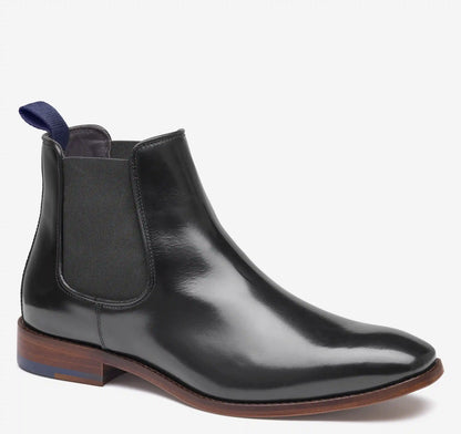 Arrister Chelsea Boot - Black Italian Full-Grain Leather