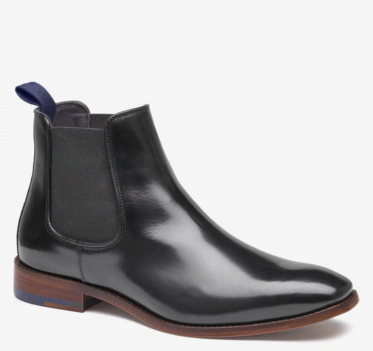 Arrister Chelsea Boot - Black Italian Full-Grain Leather