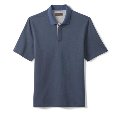 Tonal Polo - Navy Birdseye