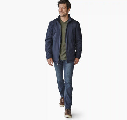 Kenner Reversible Jacket - Navy/Navy Knit