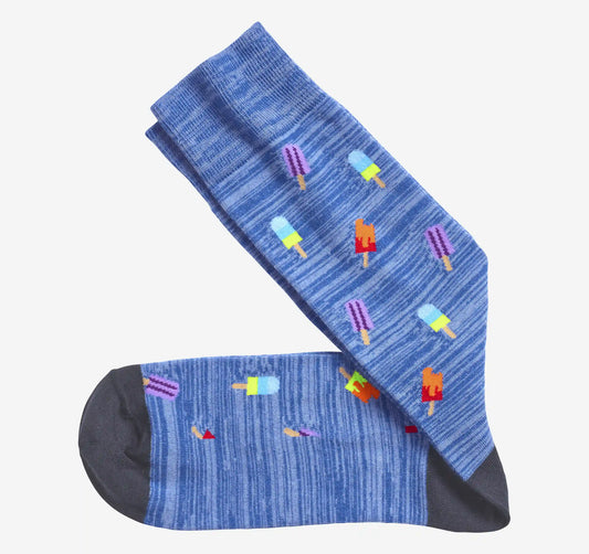 Novelty Socks - Blue Popsicle