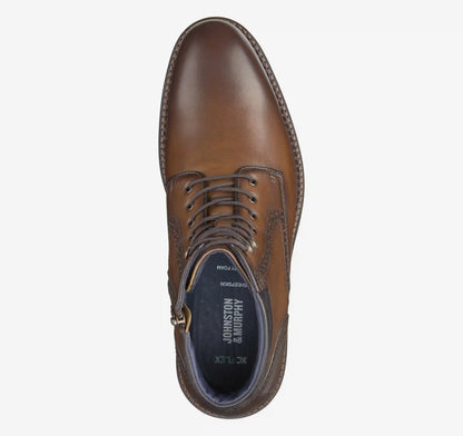 XC Flex® Connelly Plain Toe Boot - Tan Full Grain