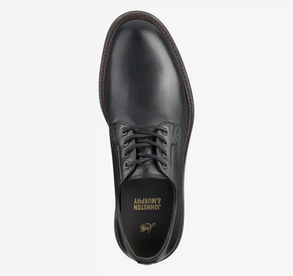 Brady Plain Toe - Black Hand-Finished Full-Grain Leather