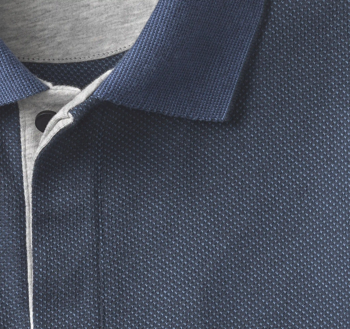 Tonal Polo - Navy Birdseye
