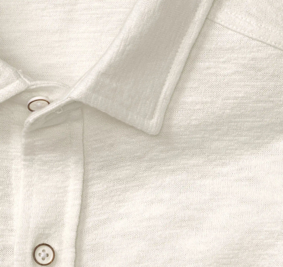 Riley Short-Sleeve Knit Shirt - White