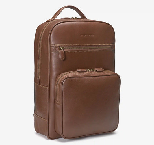 Rhodes Backpack - Tan Pebbled Leather