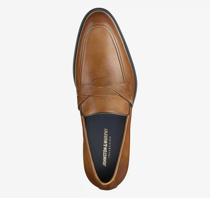 Flynch Braided Strap Loafer - Tan Italian Calfskin